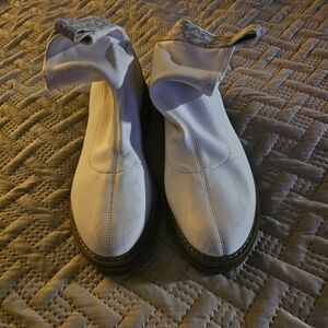 MICHAEL Michael Kors White Ankle Boots